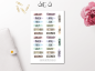 Preview: Skript Sticker Monate, Jahreszeiten